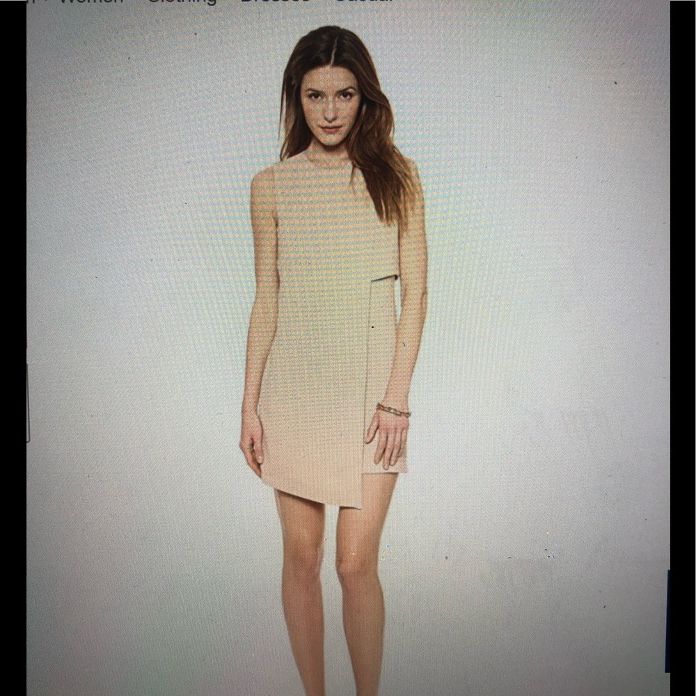 BCBG max azria tayler asymmetrical dress XS
